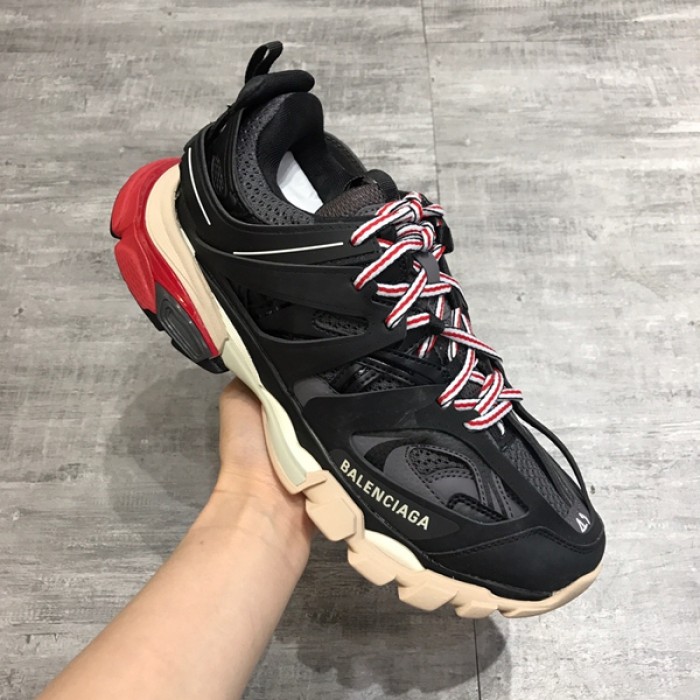 Ba*len*cia*ga track 3.0 sneakers red black
