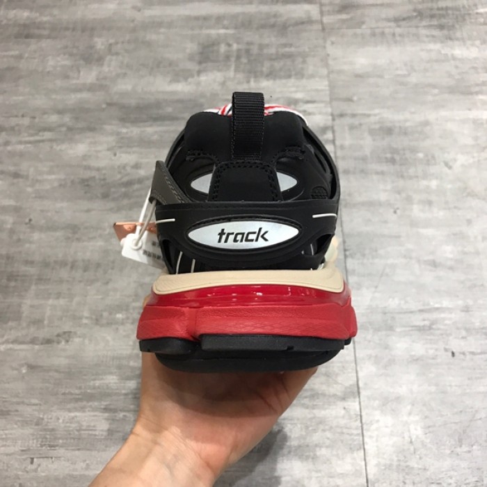 Ba*len*cia*ga track 3.0 sneakers red black