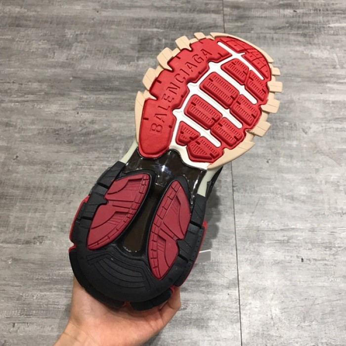 Ba*len*cia*ga track 3.0 sneakers red black