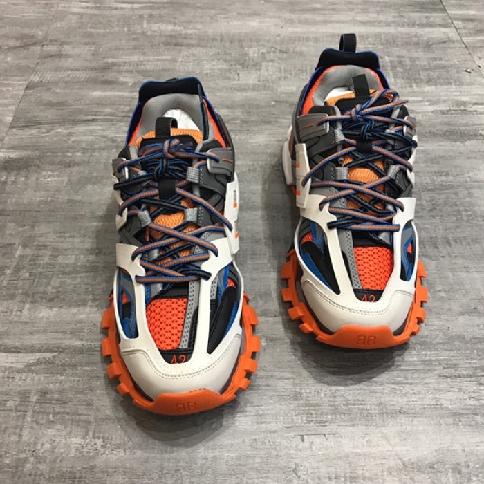 Ba*len*cia*ga track 3.0 sneakers orange blue