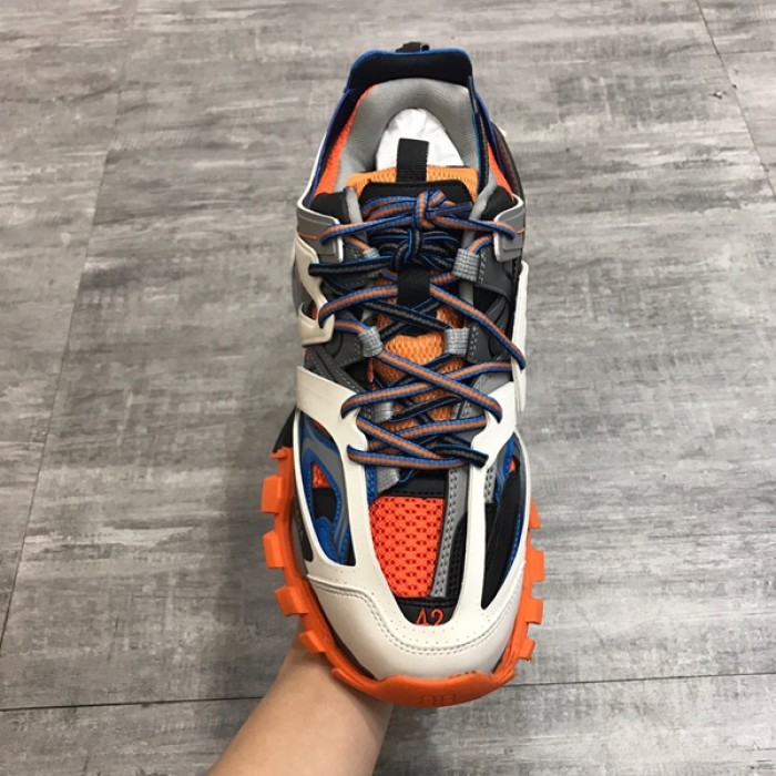 Ba*len*cia*ga track 3.0 sneakers orange blue