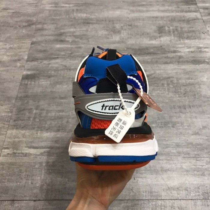 Ba*len*cia*ga track 3.0 sneakers orange blue