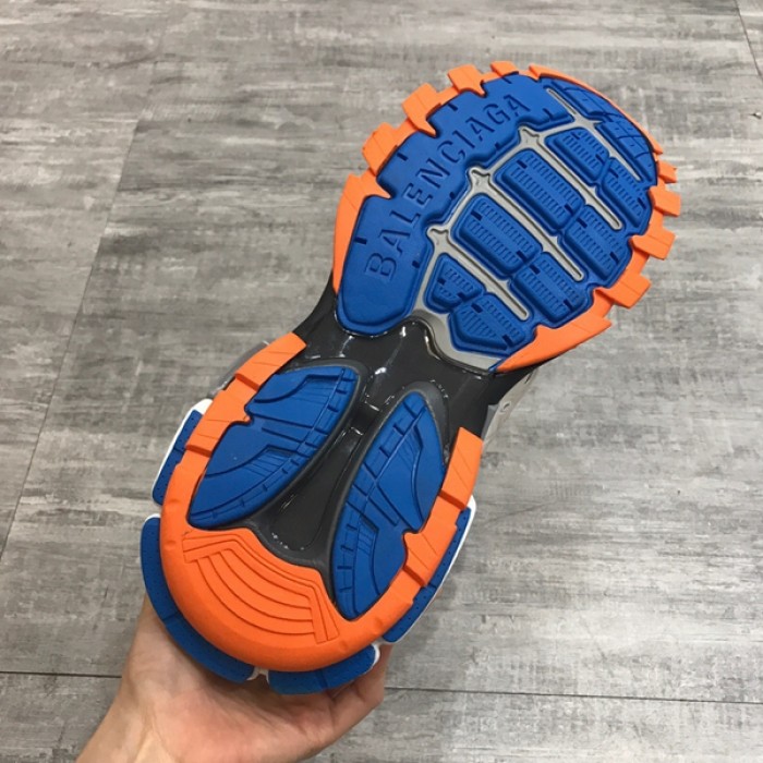 Ba*len*cia*ga track 3.0 sneakers orange blue