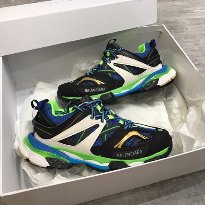 Ba*len*cia*ga track 3.0 sneakers black green