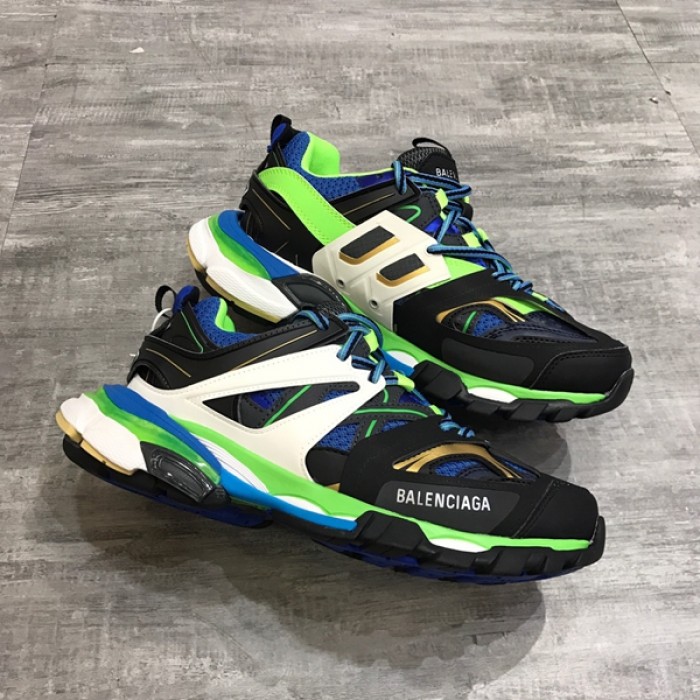 Ba*len*cia*ga track 3.0 sneakers black green