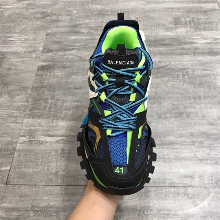 Ba*len*cia*ga track 3.0 sneakers black green