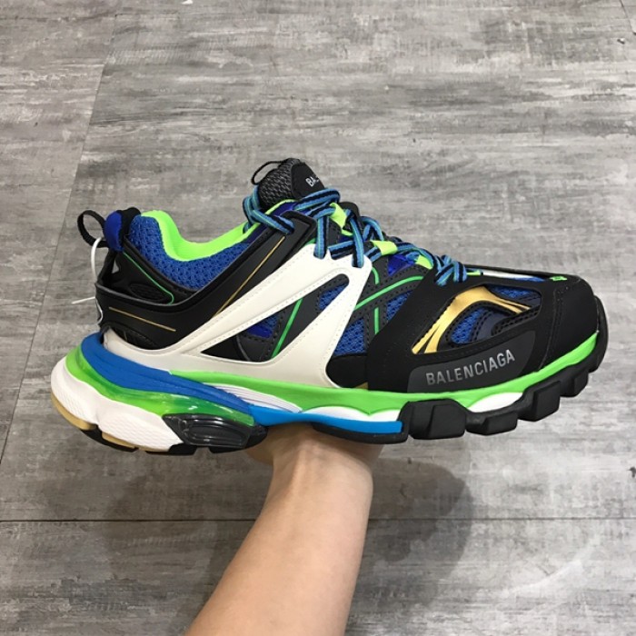 Ba*len*cia*ga track 3.0 sneakers black green
