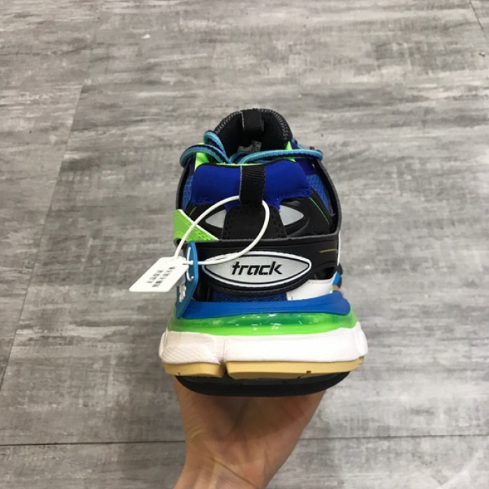 Ba*len*cia*ga track 3.0 sneakers black green