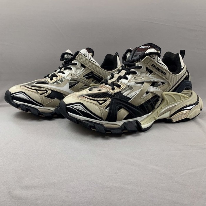 Ba*len*cia*ga track 2 sneakers black/ivory