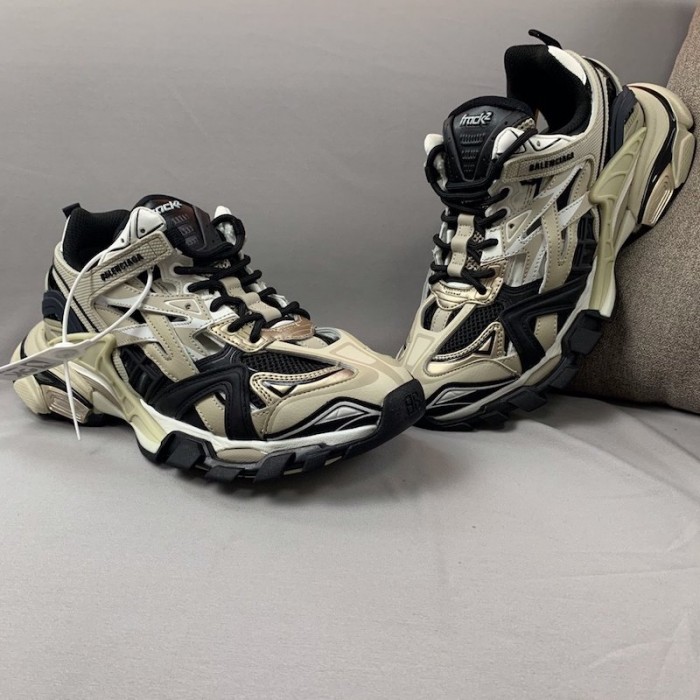 Ba*len*cia*ga track 2 sneakers black/ivory