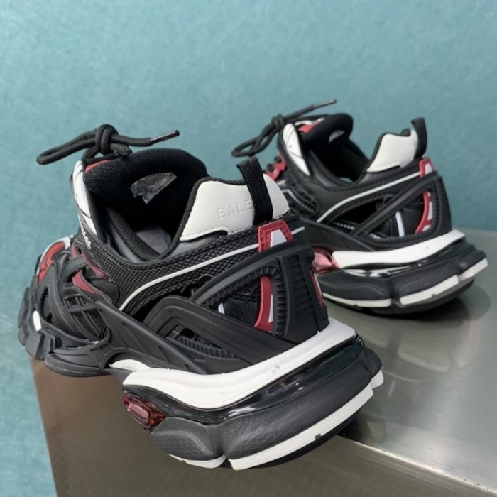 Ba*len*cia*ga track 2 sneakers black/red
