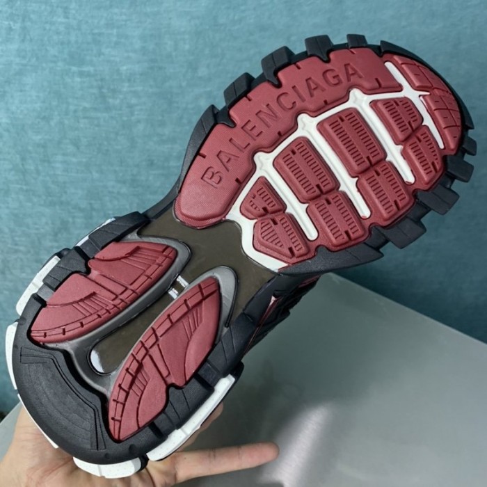 Ba*len*cia*ga track 2 sneakers black/red