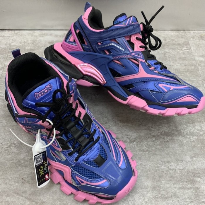 Ba*len*cia*ga track 2 sneakers blue / pink