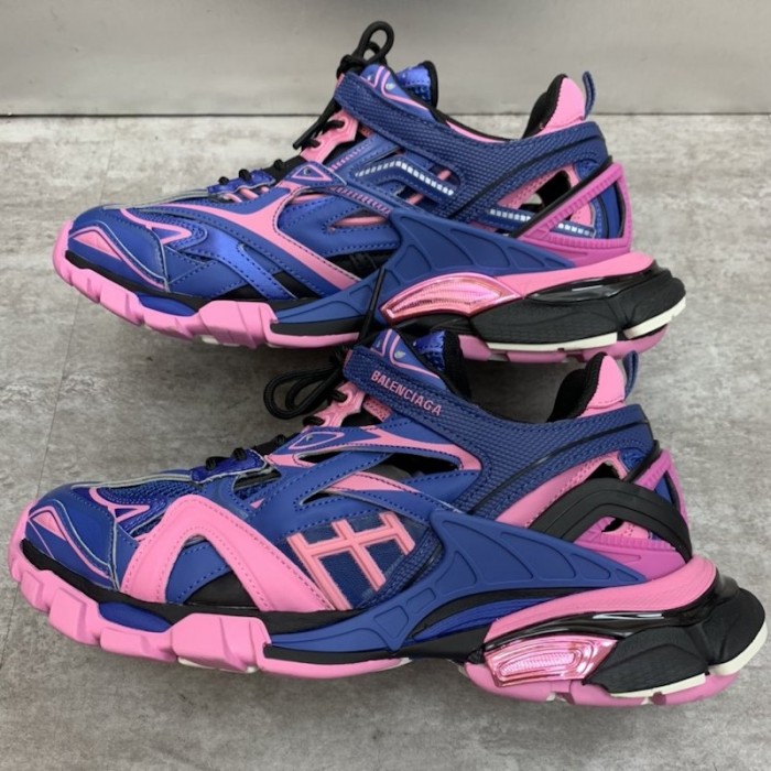 Ba*len*cia*ga track 2 sneakers blue / pink