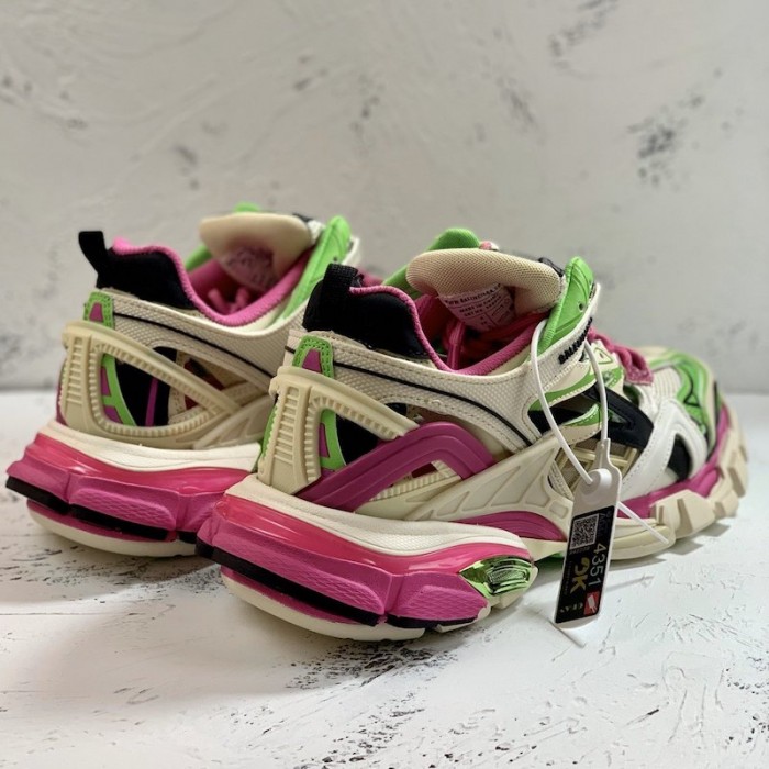 Ba*len*cia*ga track 2 sneakers green/pink