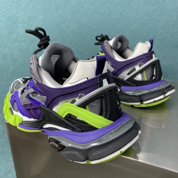 Ba*len*cia*ga track 2 sneakers purple/green