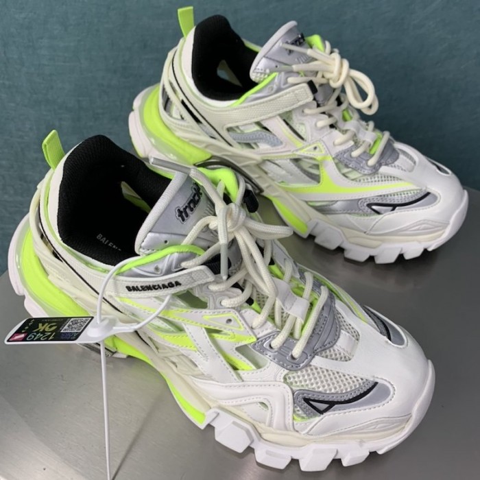Ba*len*cia*ga track 2 sneakers white/green