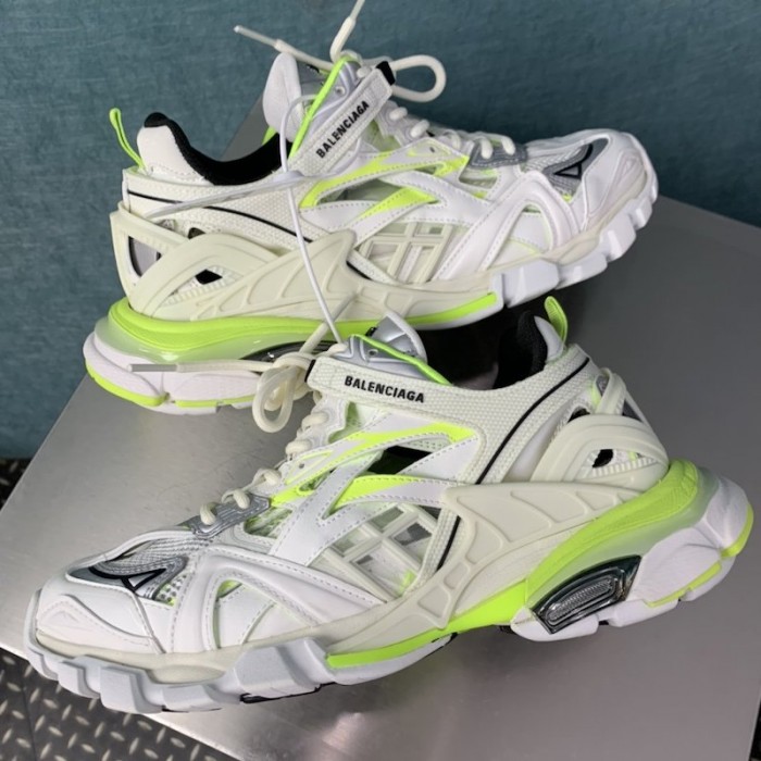 Ba*len*cia*ga track 2 sneakers white/green