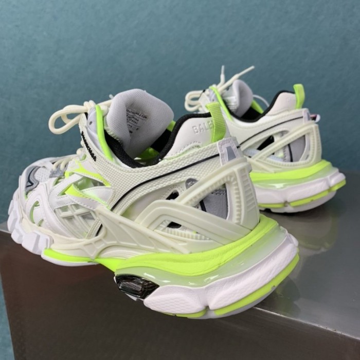 Ba*len*cia*ga track 2 sneakers white/green