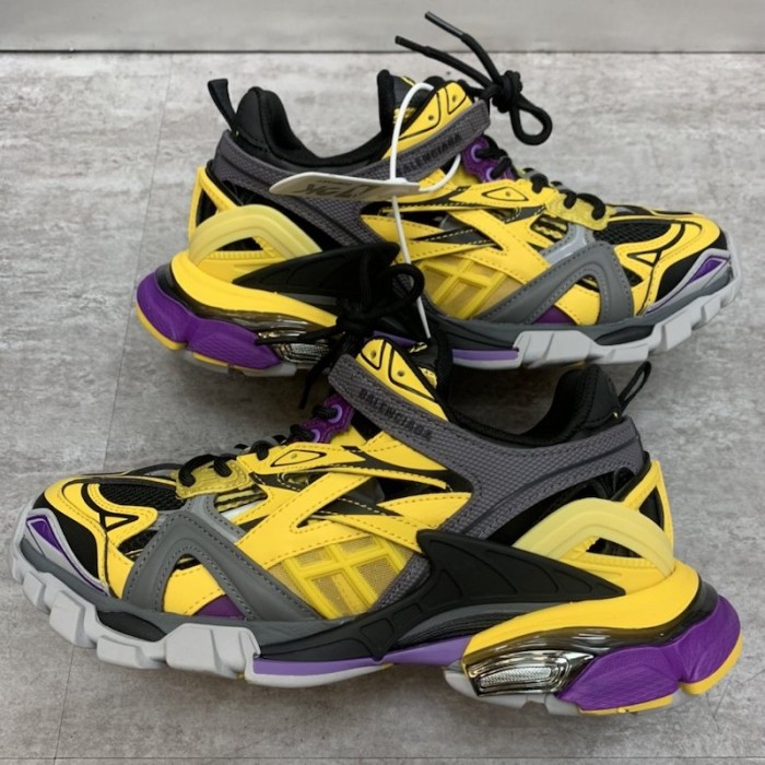 Ba*len*cia*ga track 2 sneakers yellow / purple