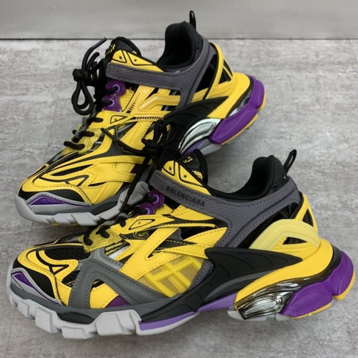 Ba*len*cia*ga track 2 sneakers yellow / purple