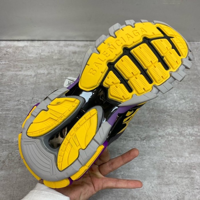 Ba*len*cia*ga track 2 sneakers yellow / purple