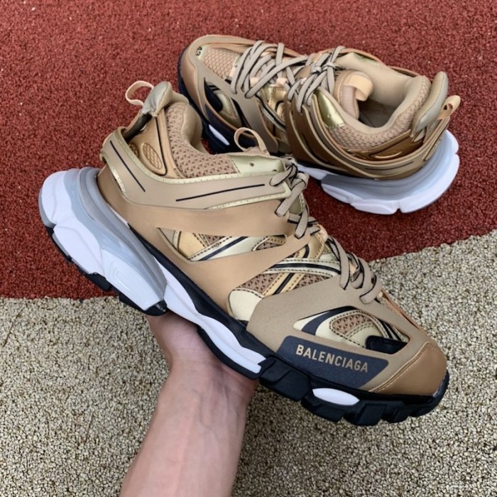 Ba*len*cia*ga track 3.0 sneakers gold