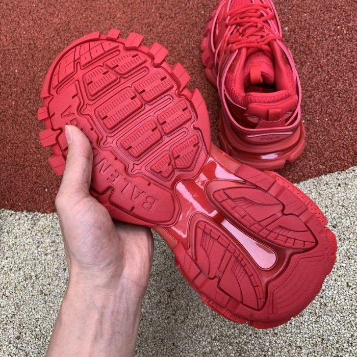 Ba*len*cia*ga track 3.0 sneakers red