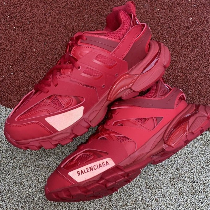 Ba*len*cia*ga track 3.0 sneakers red