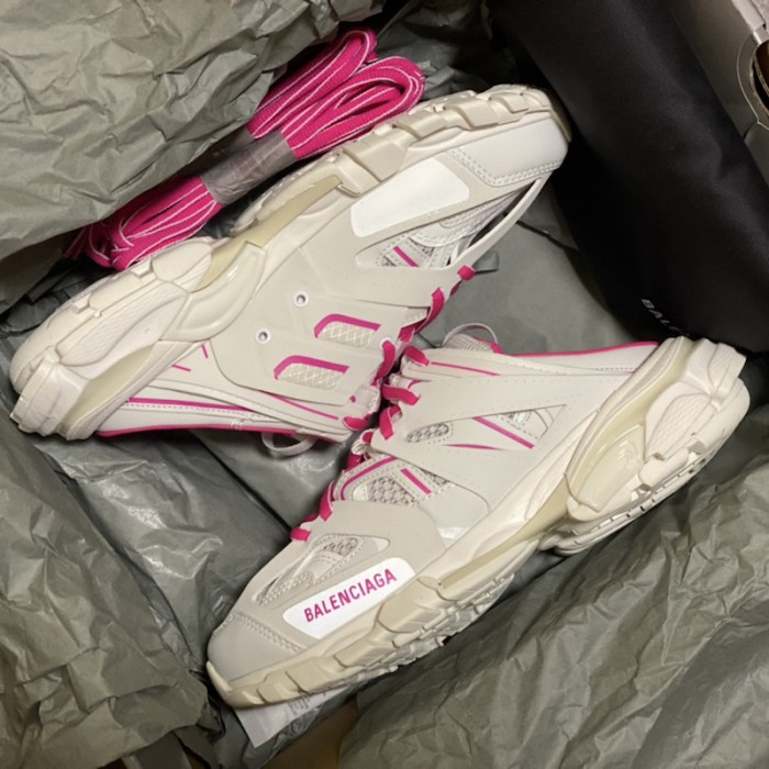 Ba*len*cia*ga track mule white / rose