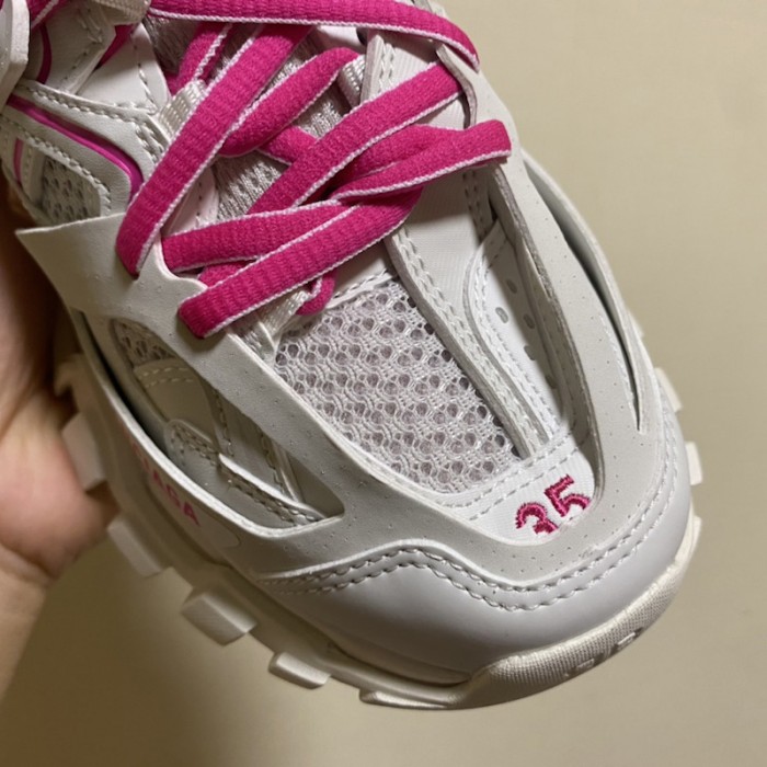 Ba*len*cia*ga track mule white / rose