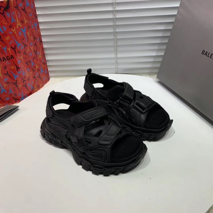 Ba*len*cia*ga track sandal rubber black