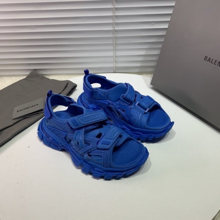 Ba*len*cia*ga track sandal rubber blue