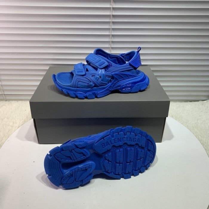 Ba*len*cia*ga track sandal rubber blue