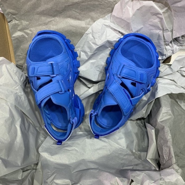 Ba*len*cia*ga track sandal rubber blue
