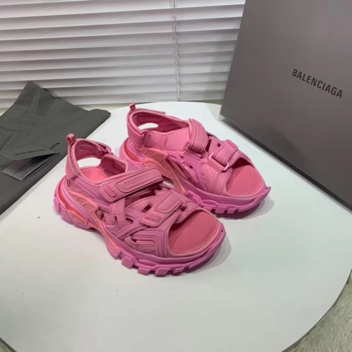 Ba*len*cia*ga track sandal rubber pink