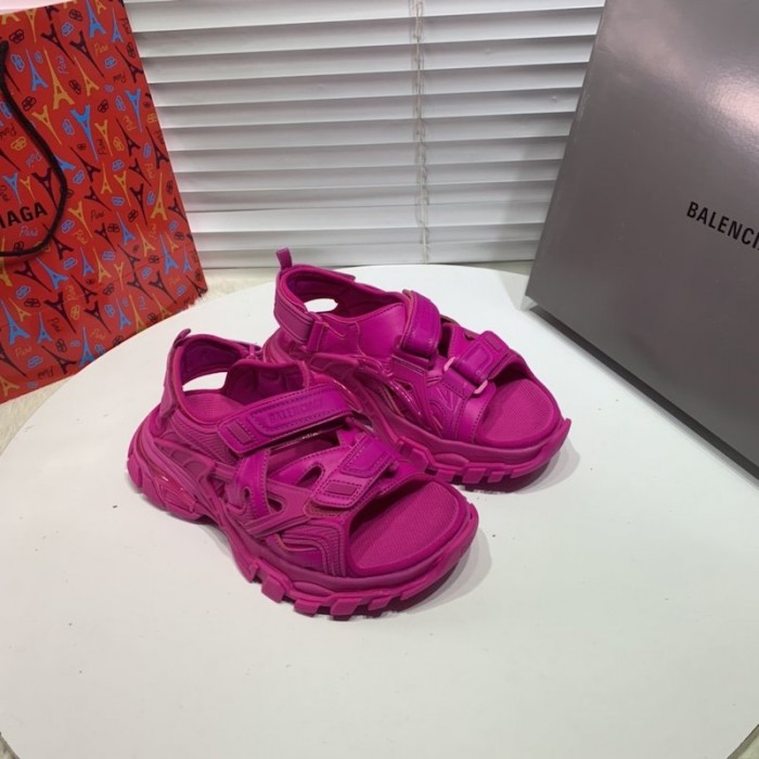 Ba*len*cia*ga track sandal rubber fuchsia