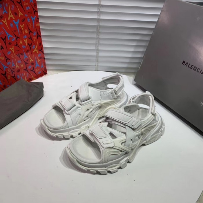 Ba*len*cia*ga track sandal rubber white