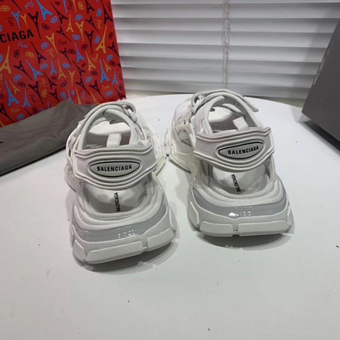 Ba*len*cia*ga track sandal rubber white