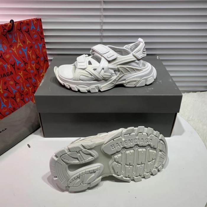 Ba*len*cia*ga track sandal rubber white