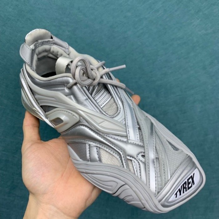 Ba*len*cia*ga tyrex sneakers silver