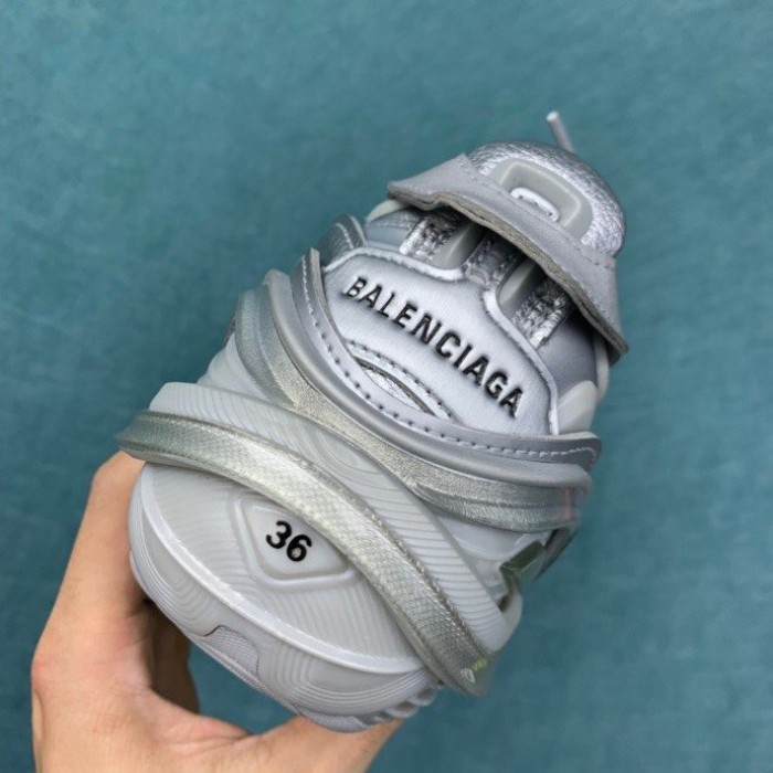 Ba*len*cia*ga tyrex sneakers silver
