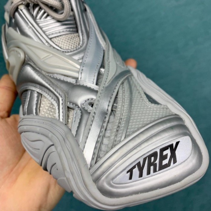 Ba*len*cia*ga tyrex sneakers silver