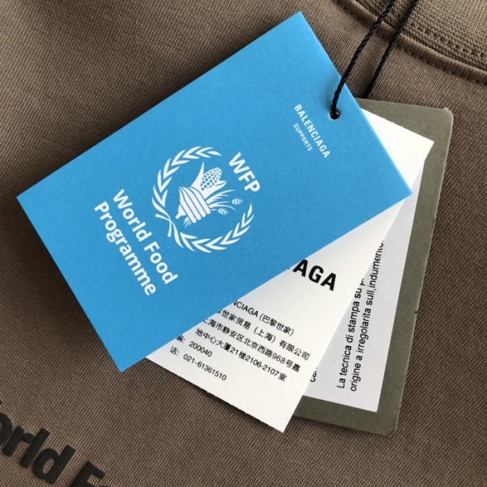 Ba*len*cia*ga wfp t-shirt medium fit in brown