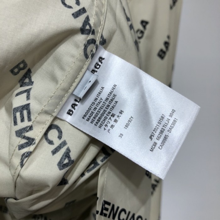 Ba*len*cia*ga year of the tiger typo shirt normal fit in beige