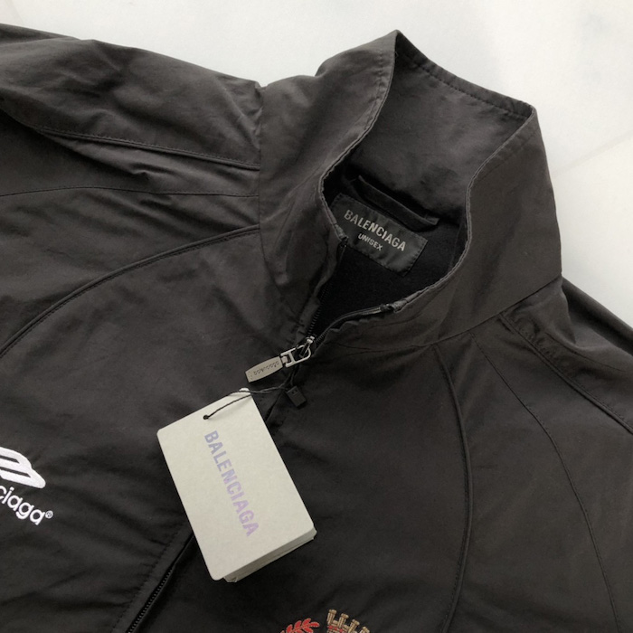 Ba*len*cia*ga paris soccer tracksuit jacket in black