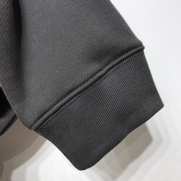 Ba*len*cia*ga political campaign hoodie in black cotton fleece