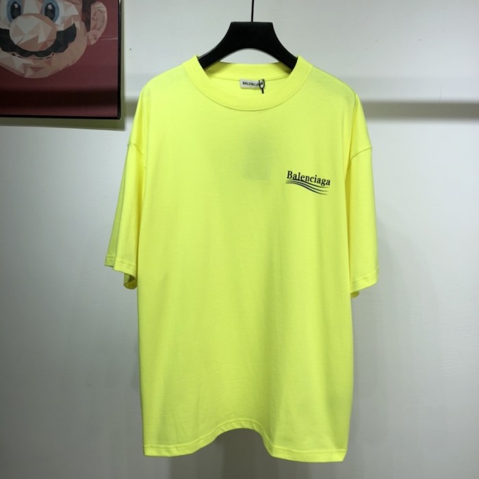 Ba*len*cia*ga regular political campaign t-shirt in green jersey