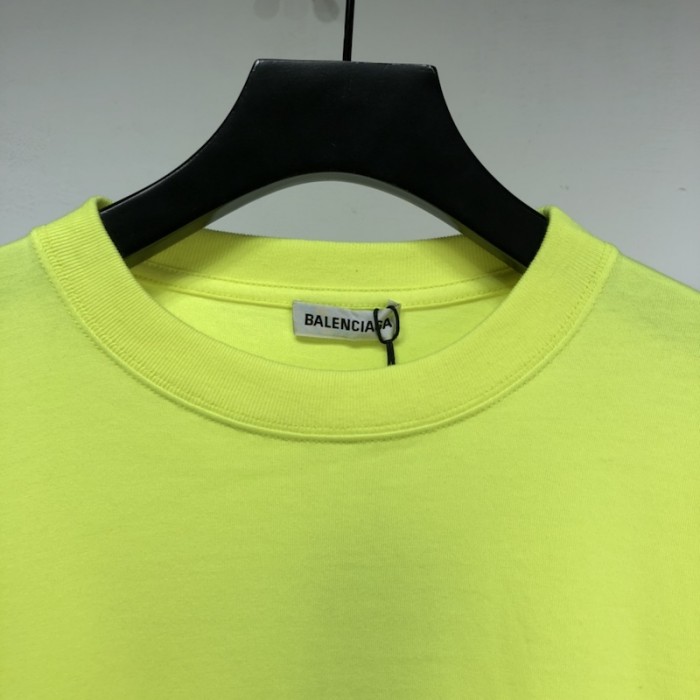 Ba*len*cia*ga regular political campaign t-shirt in green jersey