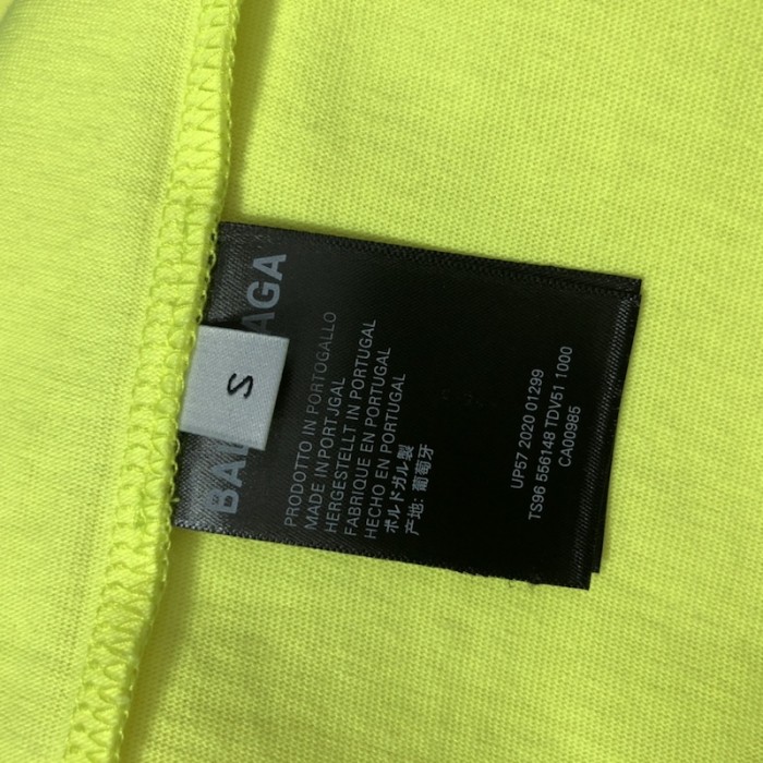 Ba*len*cia*ga regular political campaign t-shirt in green jersey